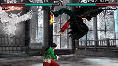 Tekken Dark Resurrection Lei Wulong Story Battle Gameplay YouTube