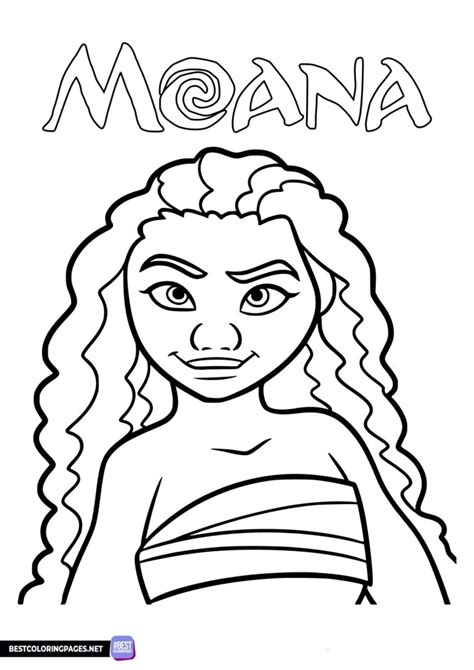 Free Printable Moana Coloring Sheet Free Printable Coloring Pages