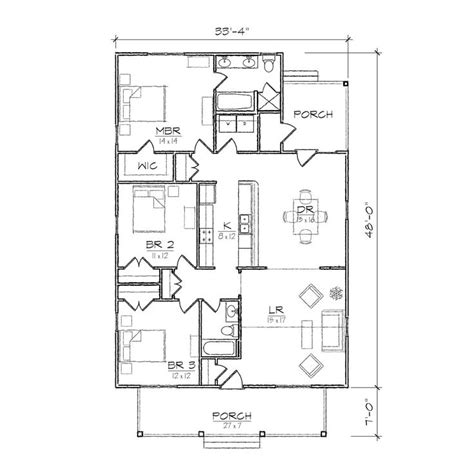 Single Story Bungalow House Plans One Story Bungalow House Plans May