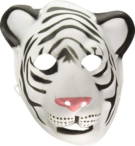 Wild Republic Maske F R Kinder Und Erwachsene Wei Er Tiger
