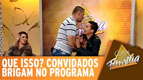 Que Isso Convidados Brigam No Programa Youtube