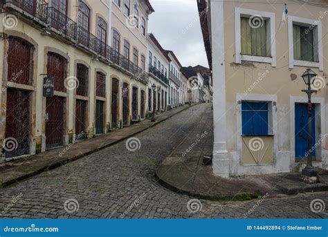 Arquitetura Colonial Portuguesa Tradicional No Sao Luis Brasil Foto De