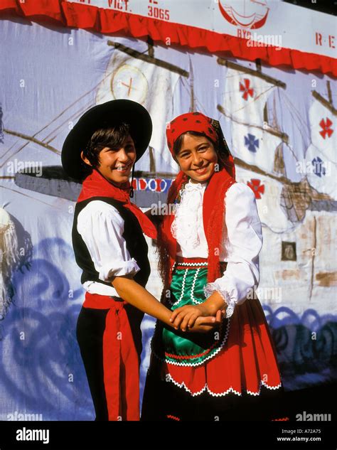 Children In Portuguese Costumes In Portugal Stock Photo 469621 Alamy