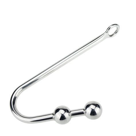 30250mm Stainless Steel Anal Hooks Metal Butt Plug Strap On Anal Balls