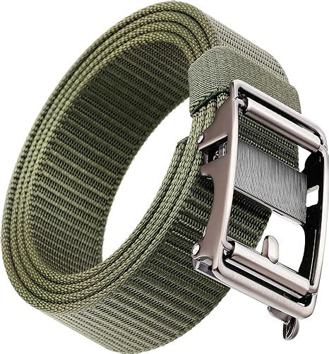 Sportmusie Fully Adjustable Ratchet Belt For Men Nylon Tactical Belts