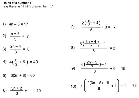 Median Don Steward Mathematics Teaching Linear Equations Sheets