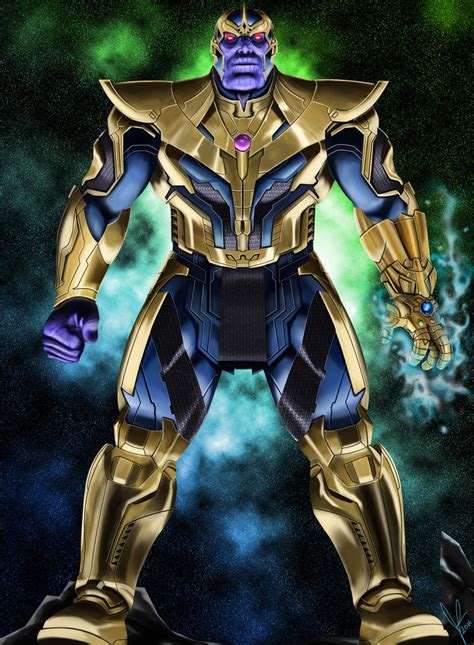 Thanos Marvel Art By Joserodarte On Deviantart
