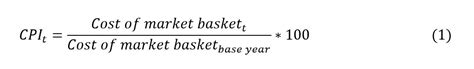 Once this market basket is established, its prices are then plugged into a formula to determine the cpi. Consumer Price Index - its impact on interest rate ...