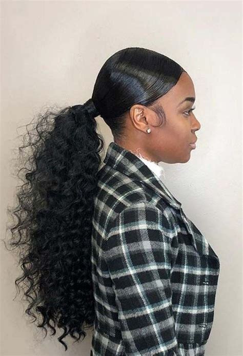 17 Low Ponytail Hairstyles For Black Hair The Fshn