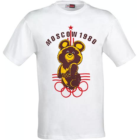 Les historien om sommer ol her! 1980 Summer Olympics T-Shirt | Russian Legacy