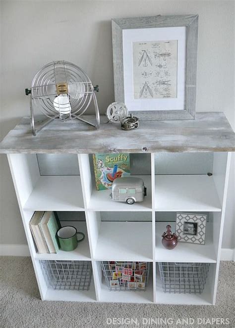 The two cube units, two plywood backings, plywood top and bottom, peg feet, closet rod, and closet rod brackets. DIY Cube Storage Makeover | Diy cube storage, Shelf ...