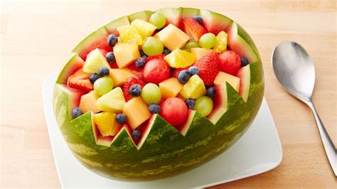 Carved Watermelon Bowl Recipe From Betty Crocker