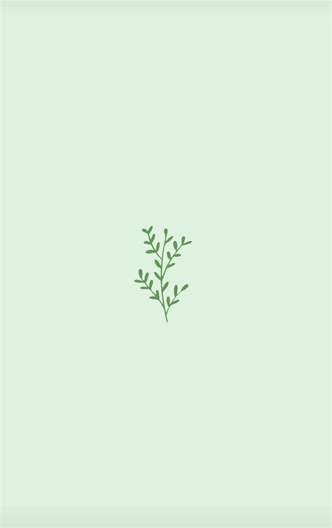 Simple Mint Green Aesthetic Wallpaper