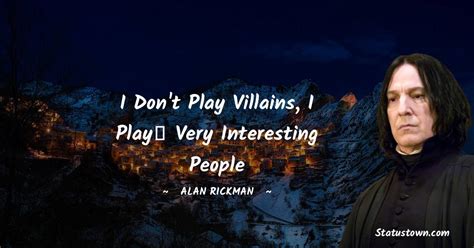 Best Alan Rickman Quotes