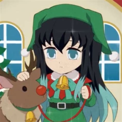 Muichiro Tokito Christmas Icon — Demon Slayer Christmas Icons Anime