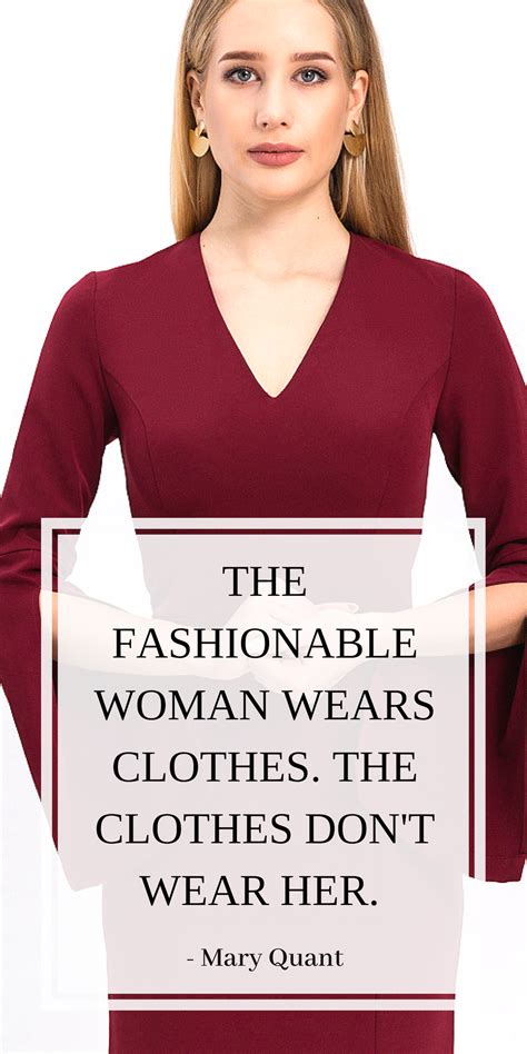 Timeless Quote By Maryquant Elegant Dresses Fashion Quotes Fashion