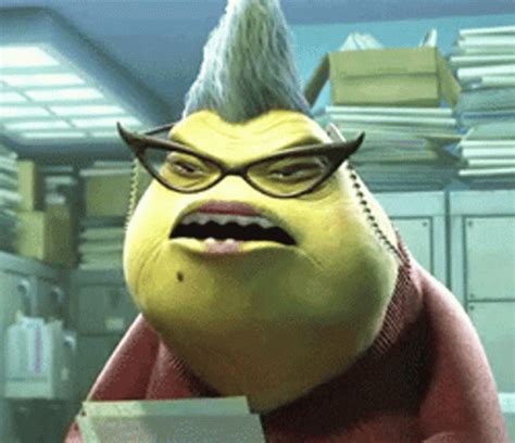 Roz Monsters Gif Roz Monsters Inc Discover Share Gifs