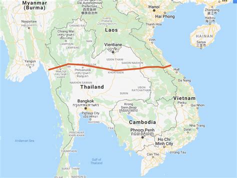 The Eastwest Economic Corridor Railway From Myanmar To Vietnam