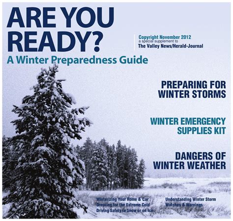 Winter Weather Safety Tab By Issuu