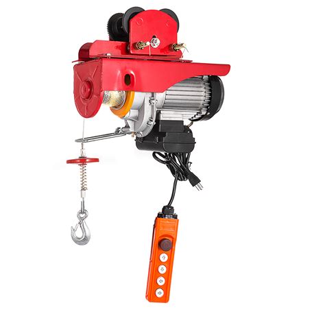 Electric Wire Rope Hoist W Trolley 11002200lbs 40ft Lifting