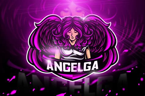 Angelga Mascot And Esport Logo By Aqr Studio On Creativemarket Logo