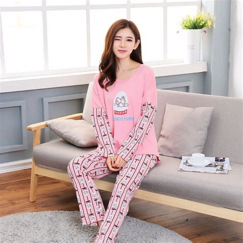 Autumn And Winter Women Pyjamas Sets Thick Warm Coral Suit Long Sleeve