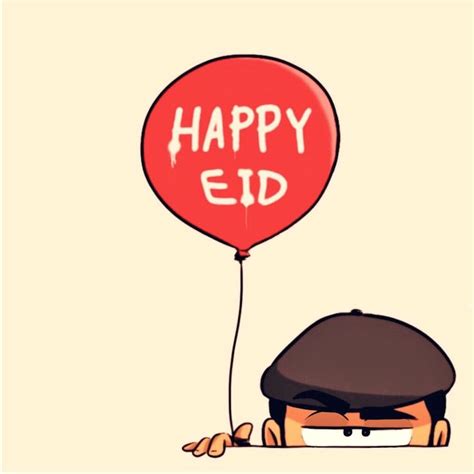 Happy Eid By Khalid Al Dakheel Artwork Sketch Drawing Illustration Cartoon