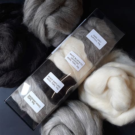 British Wool Tops Selection For Spinning And Feltmaking