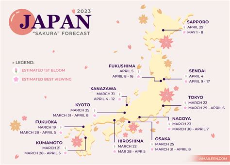 Japan Cherry Blossom Forecast 2023 When And Where To Visit