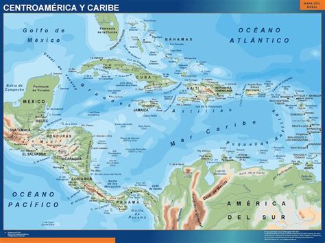 Mapa Centroamerica Mapas México Y Latinoamerica