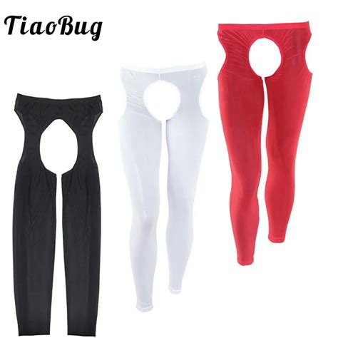 Tiaobug Sexy Men Low Waist Sheer Mesh Stretchy Underwear Hot Male See