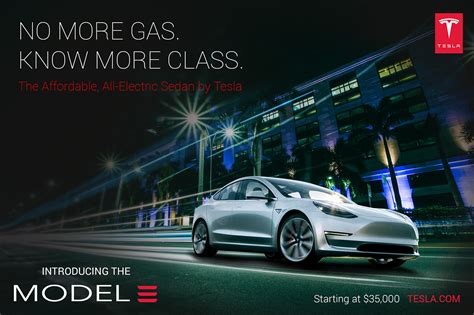Tesla Model 3 Ad Campaign Behance