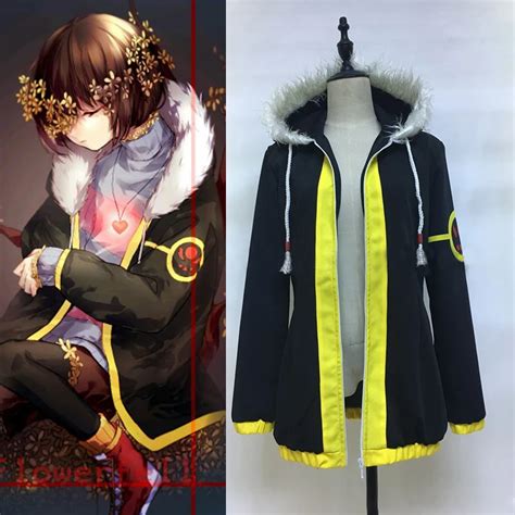 2017 New Arrival Game Undertale Frisk Cosplay Costume Full Sleeve