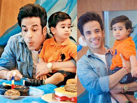 Tusshar Kapoor With His Son Lakshya