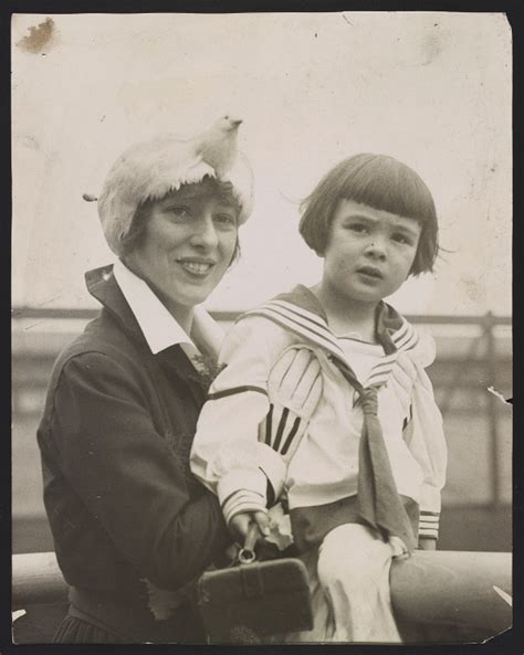 Evelyn Nesbit Evelyn With Her Son Russell Photograph Dated 31 May 1914 Evelyn Nesbit
