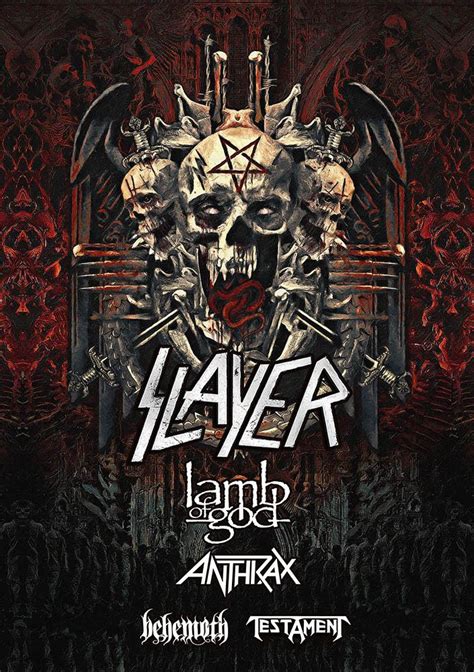 Slayer Farewelltour Log Anthrax Behemoth Testament