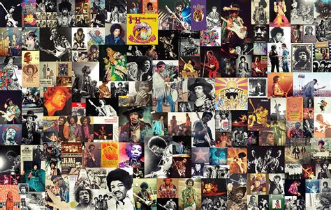 Jimi Hendrix Collage Digital Art By Taylan Apukovska