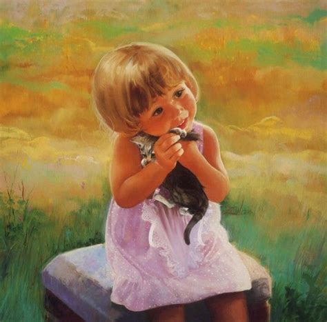 20 Beautiful Baby Oil Paintings For Your Inspiration In 2020 Cute Art