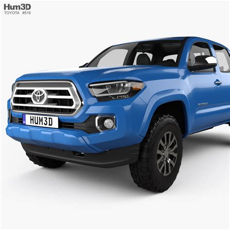 Toyota Tacoma Double Cab Short Bed Limited 2021 3d Model Vehicles On