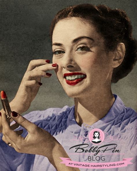 1952 1000 Hints Beauty Magazine Todays Lessonblush Bobby Pin Blog