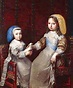 En su infancia Luis XIV y su hermano Philippe | Luis xiv de francia ...