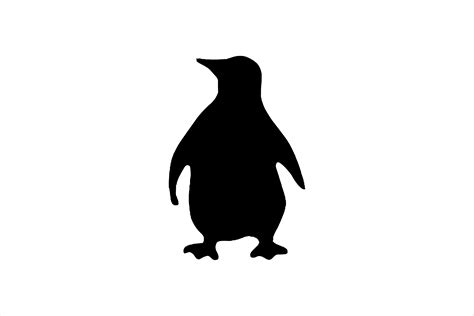 Penguin Silhouette Graphic By Artsolidesign · Creative Fabrica