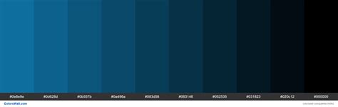 Shades Xkcd Color Nice Blue 107ab0 Hex Colors Palette Colorswall