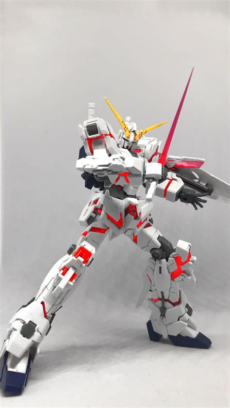 Hguc Rx 0 Gundam Unicorn Destroy Mode Was Surprised How Fun This Build