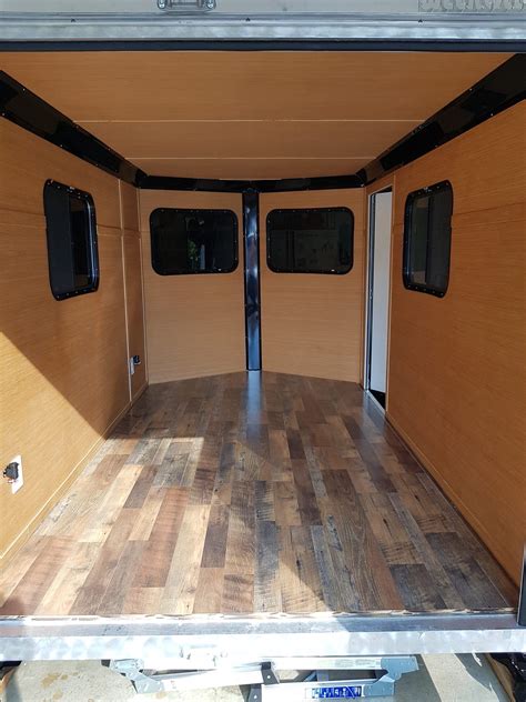 Introducing Minnie Our Enclosed Trailer Camper Conversion Artofit