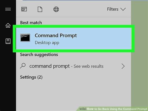 Easy Ways To Go Back Using The Command Prompt 4 Steps
