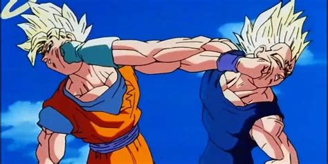 Goku and vegeta are fighting. Vegeta & Goku Voice Actors Fight in Dragon Ball FighterZ