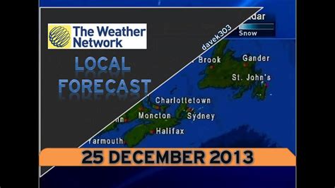 View the latest weather forecasts, maps, news and alerts on yahoo weather. The Weather Network Local Forecast - 25 December 2013 ...