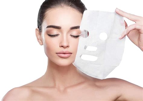 Buy Cotton Gauze Spa Facial Masks Pre Cut Openings