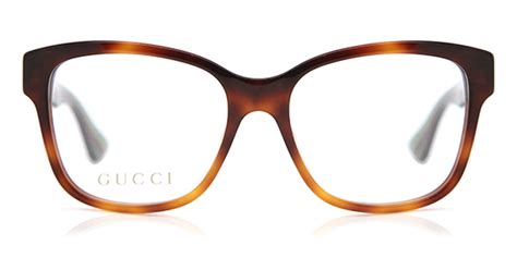 gucci gg0038o 002 eyeglasses in tortoiseshell smartbuyglasses usa